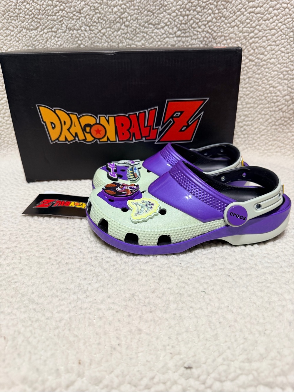 Crocs Kids Dragon Ball Z Purple & Light Green Clogs Toddler Size 13C